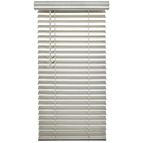 Premium 2" Cordless Faux Wood Blinds - Smooth White
